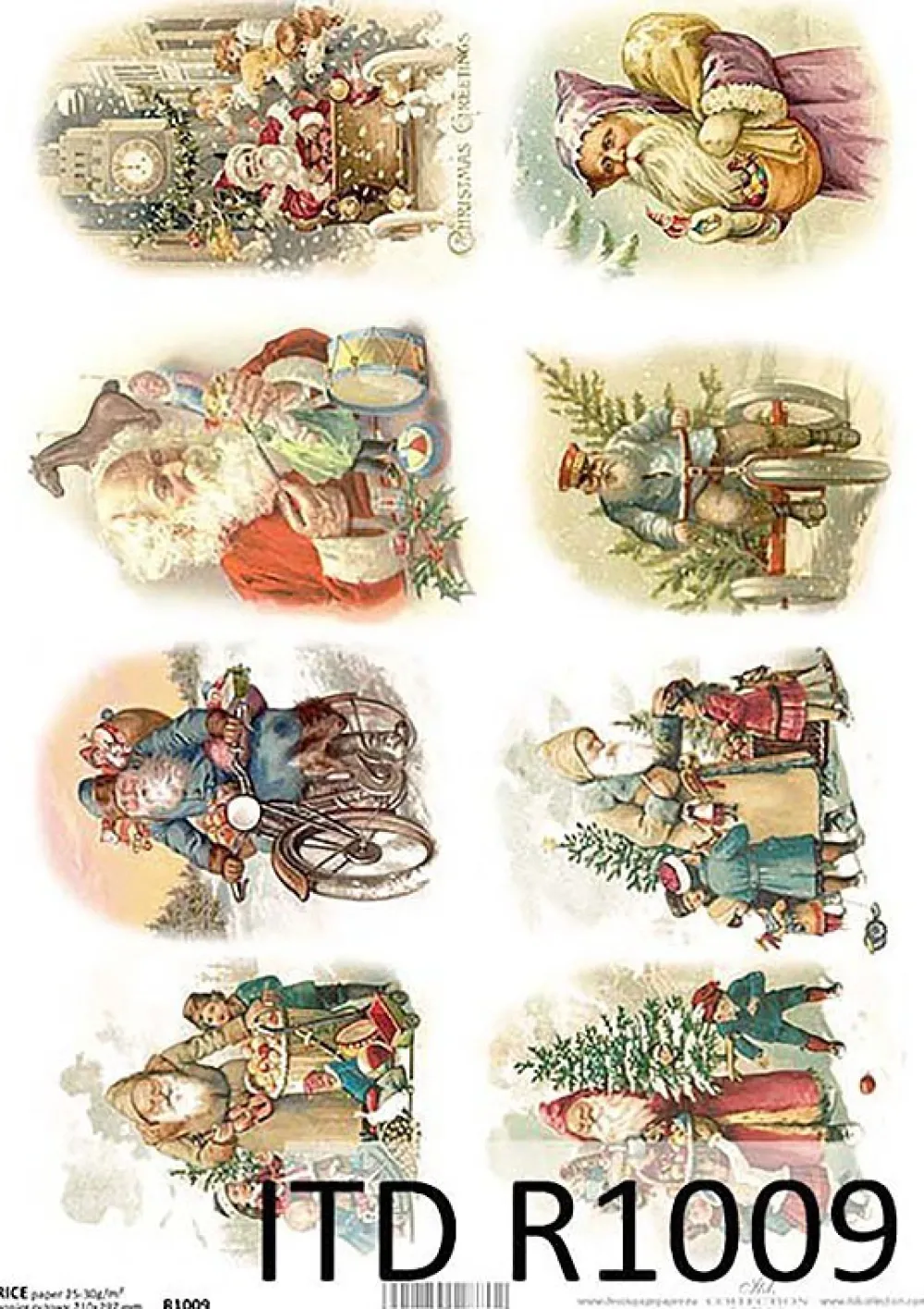 ITD Collection Papier do decoupage A4 - - ryżowy, R1003 > Papiery Do Decoupage