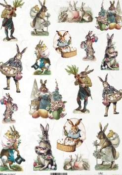 ITD Collection Papier do decoupage A4 - - ryżowy, R2368 > Papiery Do Decoupage