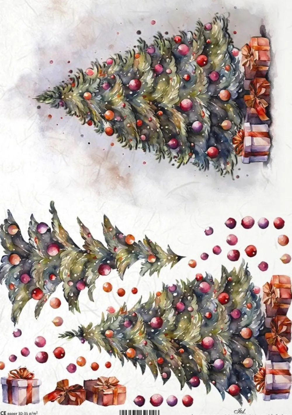 ITD Collection Papier do decoupage A4 - - ryżowy, R2472