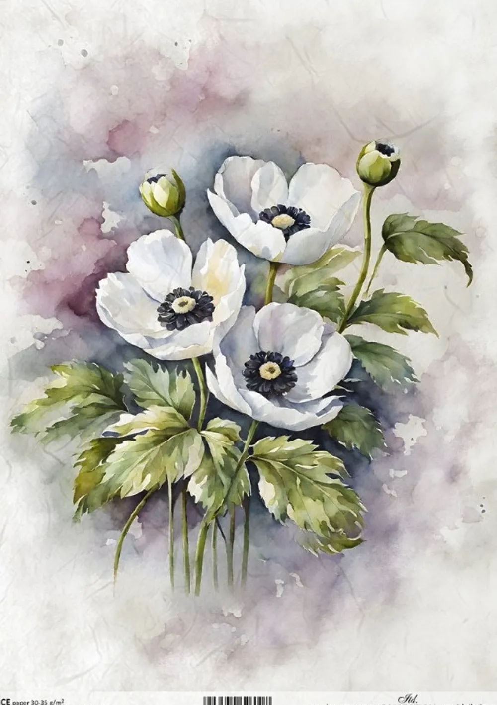 ITD Collection Papier do decoupage A4 - - ryżowy, R2467 > Papiery Do Decoupage