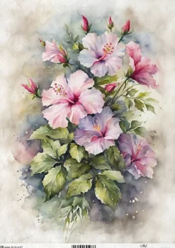 ITD Collection Papier do decoupage A4 - - ryżowy, R2464 > Papiery Do Decoupage