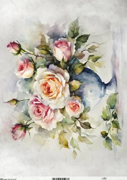 ITD Collection Papier do decoupage A4 - - ryżowy, R2460 > Papiery Do Decoupage