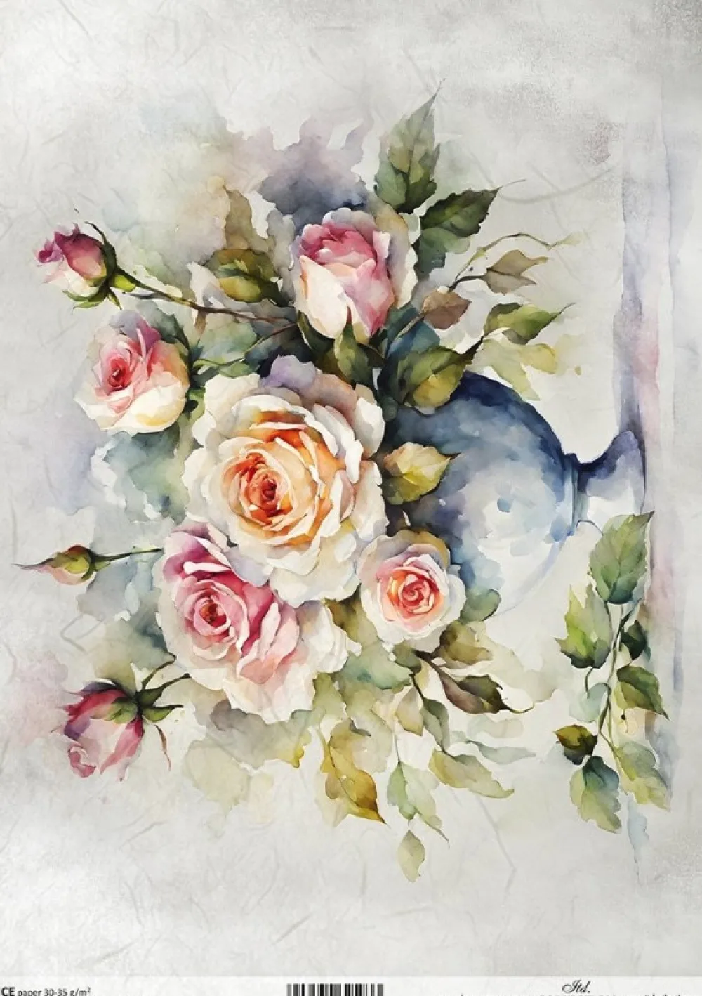 ITD Collection Papier do decoupage A4 - - ryżowy, R2461