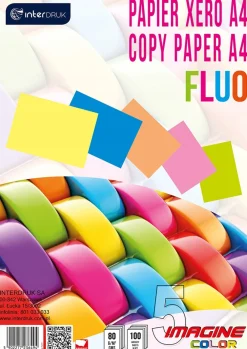 Interdruk Papier do drukarki, ksero A4 - - fluo, 80 g, 100 ark. > Papier Ksero