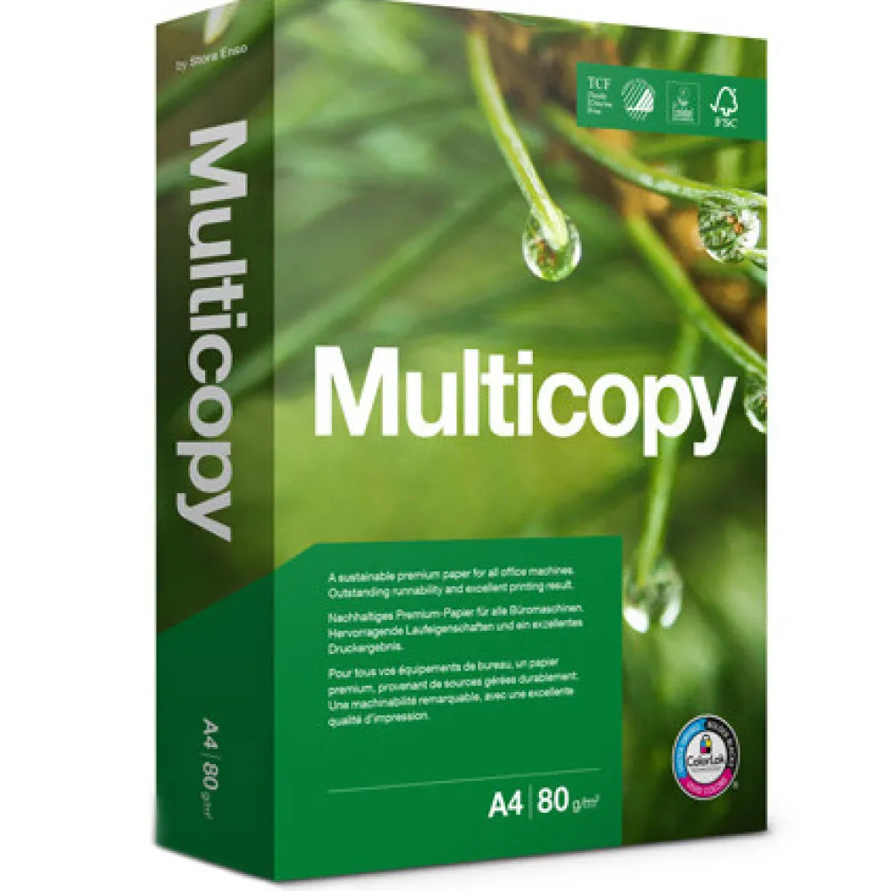Papier do drukarki, ksero Multicopy, A4 - biały, 80 g, 500 ark. > Papier Ksero