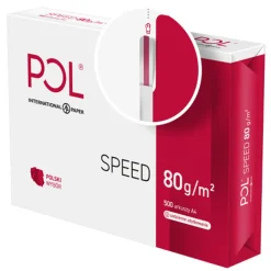 Papier do drukarki, ksero PolSpeed, A4 - biały, 80 g, 500 ark.
