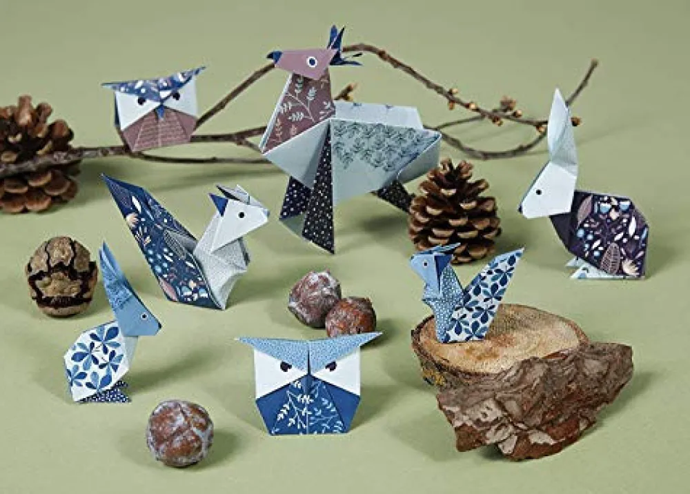 Clairefontaine Papier do origami, Forest Animals - - 70 g, 60 ark. > Papier Origami