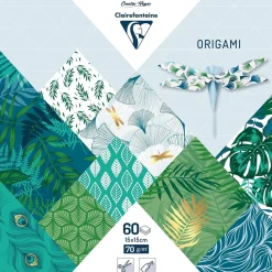 Clairefontaine Papier do origami, Vegetal Chic - - 70 g, 60 ark.