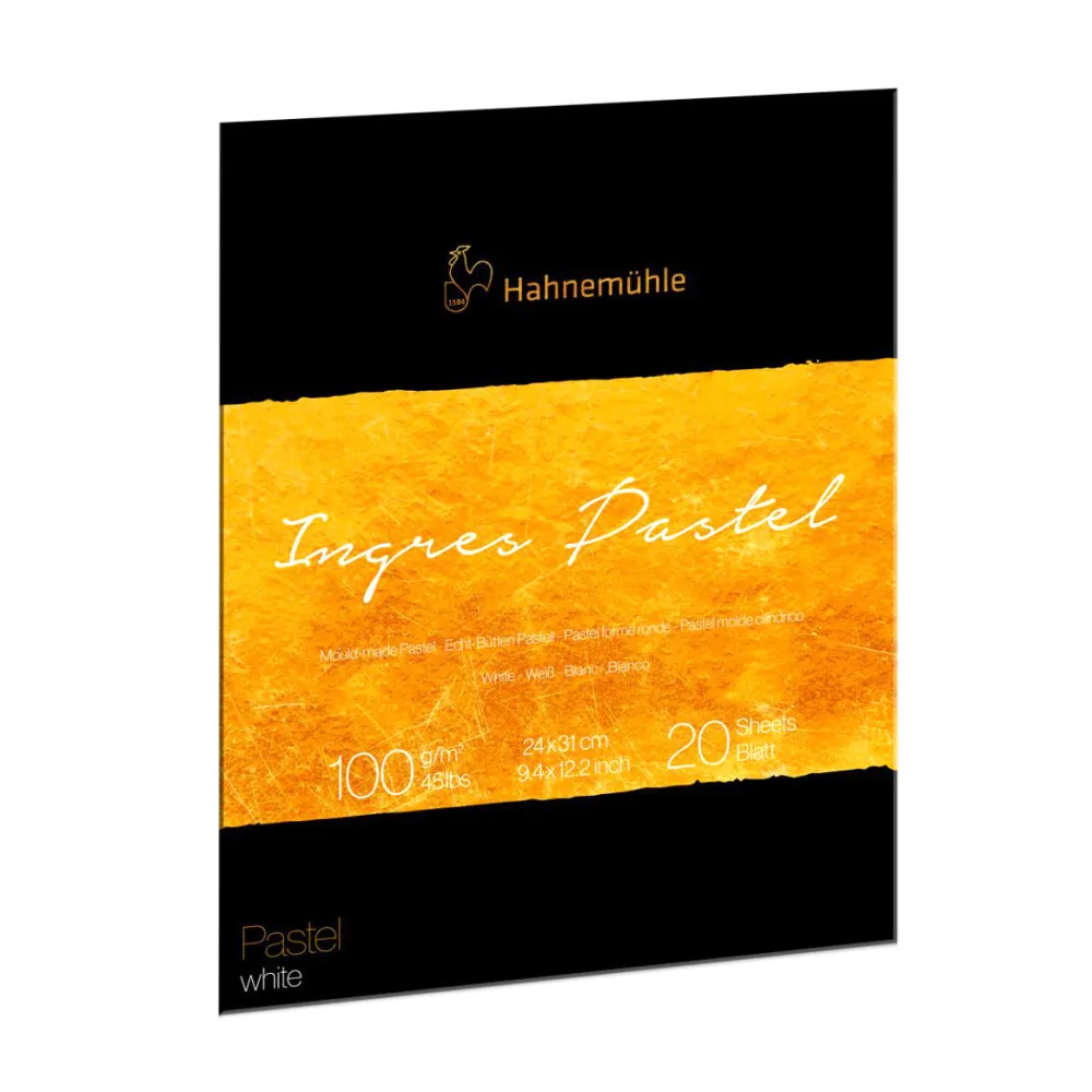 Hahnemuhle Papier do pasteli Ingres 24 x 31 cm - Hahnemühle - White 100 g/m2 20 ark. > Papier Do Pasteli