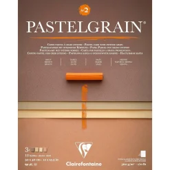Clairefontaine Papier do pasteli suchych PastelGrain No.2 - - 30 x 40 cm 360 g 12 ark. > Papier Do Pasteli