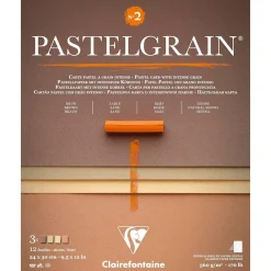 Clairefontaine Papier do pasteli suchych PastelGrain No.2 - - 18 x 24 cm 360 g 12 ark. > Papier Do Pasteli