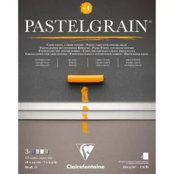 Clairefontaine Papier do pasteli suchych PastelGrain No.1 - - 18 x 24 cm 360 g 12 ark.