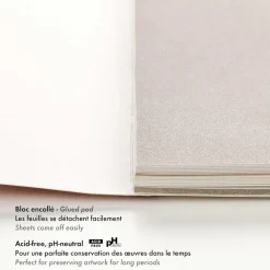 Clairefontaine Papier do pasteli suchych Pastelmat No. 7 - - 24 x 30 cm 360 g 12 ark. > Papier Do Pasteli