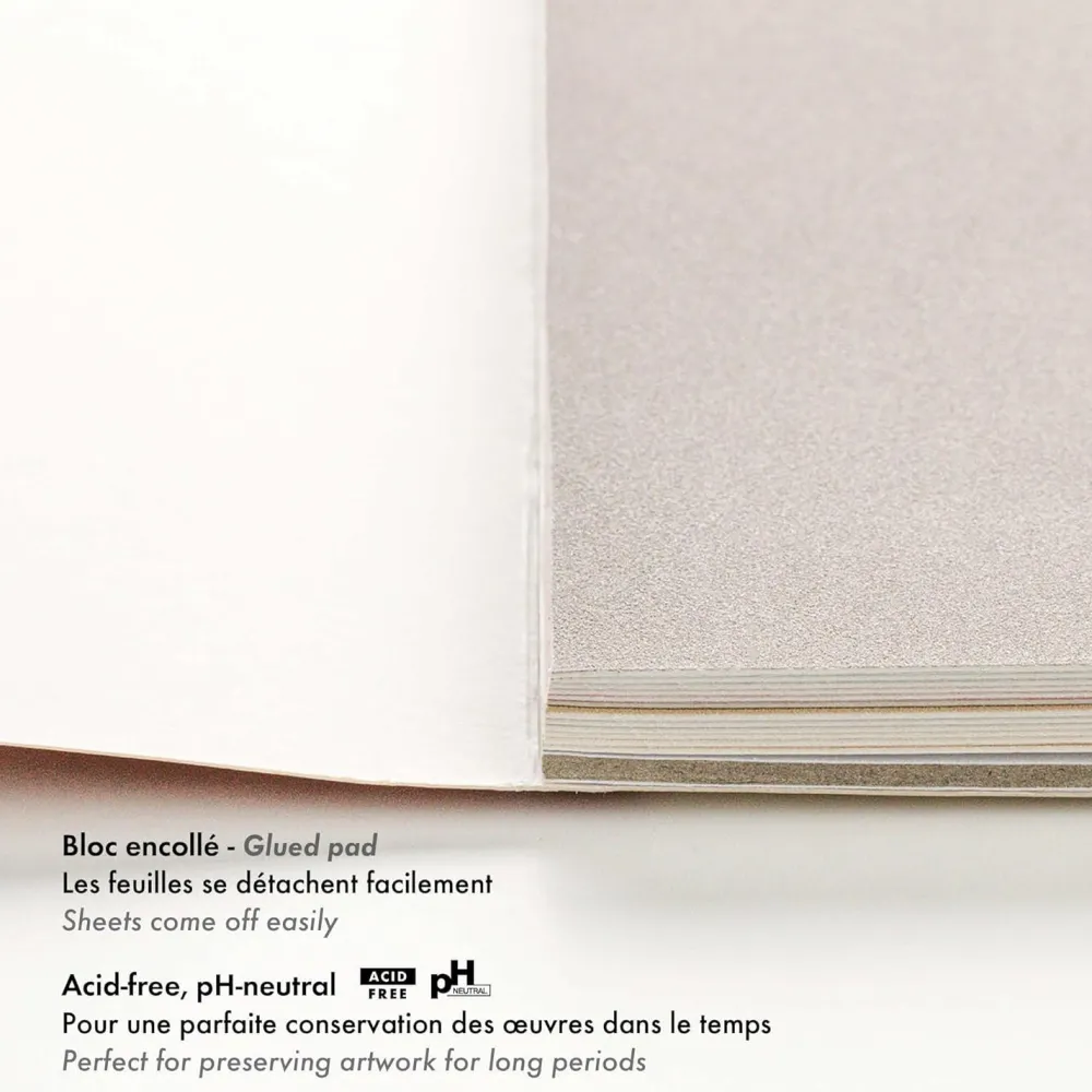 Clairefontaine Papier do pasteli suchych Pastelmat No. 7 - - 24 x 30 cm 360 g 12 ark. > Papier Do Pasteli