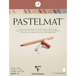 Clairefontaine Papier do pasteli suchych Pastelmat No. 2 - - 18 x 24 cm 360 g 12 ark. ><noscript><img width=