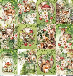 Mintay by Karola Papier do scrapbookingu 30,5 x 30,5 cm - Mintay - Music Garden 02 > Papiery Do Scrapbookingu