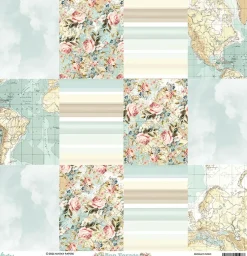 Mintay by Karola Papier do scrapbookingu 30,5 x 30,5 cm - Mintay - Bon Voyage 06