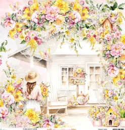 Mintay by Karola Papier do scrapbookingu 30,5 x 30,5 cm - Mintay - Blossom Serenity 01 > Papiery Do Scrapbookingu