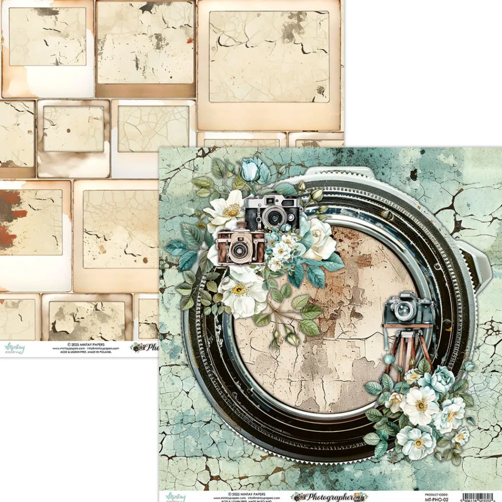 Mintay by Karola Papier do scrapbookingu 30,5 x 30,5 cm - Mintay - Photographer 02