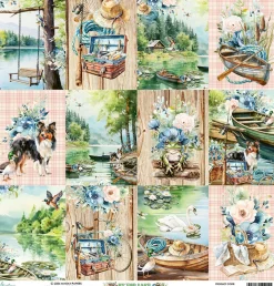 Mintay by Karola Papier do scrapbookingu 30,5 x 30,5 cm - Mintay - By The Lake 06