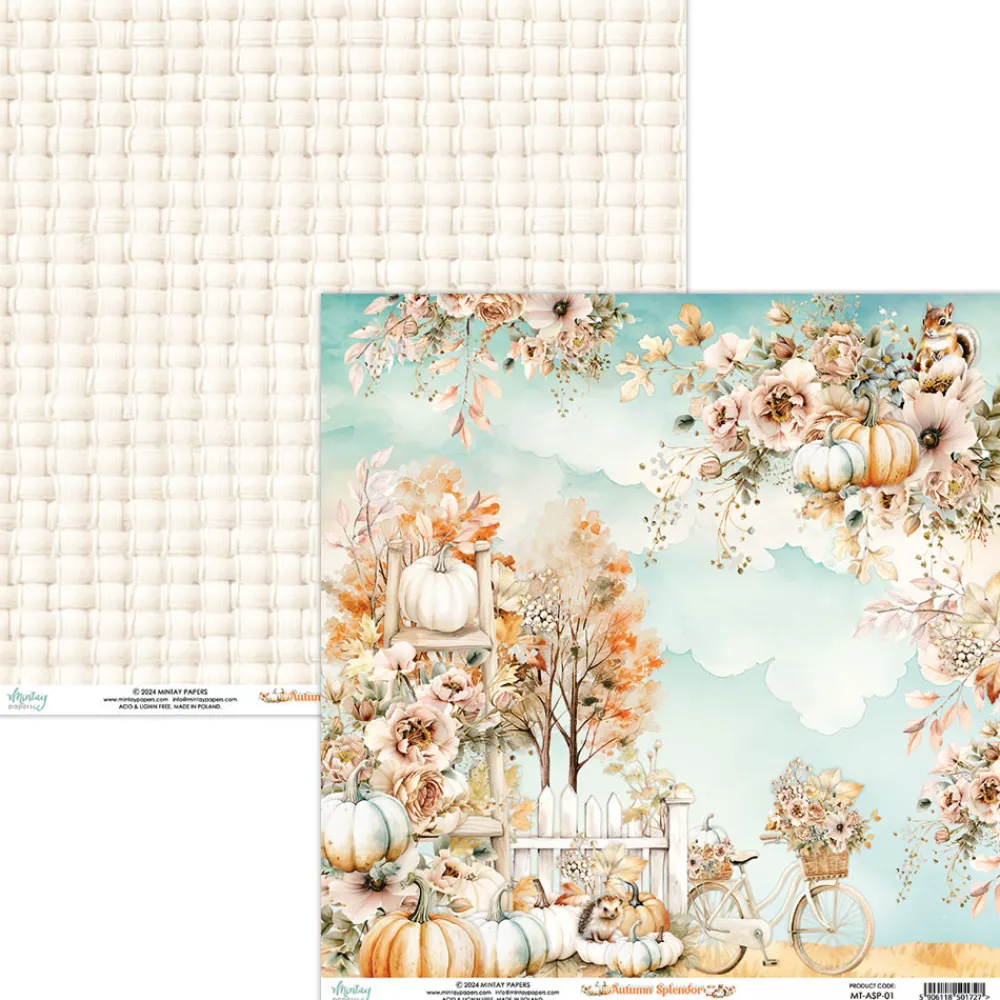 Mintay by Karola Papier do scrapbookingu 30,5 x 30,5 cm - Mintay - Autumn Splendor 01