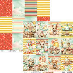 Mintay by Karola Papier do scrapbookingu 30,5 x 30,5 cm - Mintay - Playtime 05 > Papiery Do Scrapbookingu