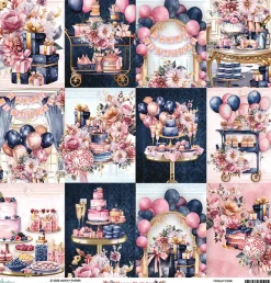 Mintay by Karola Papier do scrapbookingu 30,5 x 30,5 cm - Mintay - Happy Birthday 06 > Papiery Do Scrapbookingu