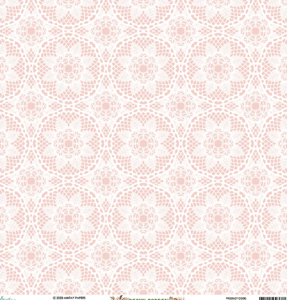 Mintay by Karola Papier do scrapbookingu 30,5 x 30,5 cm - Mintay - Peony Garden 01