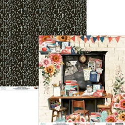 Mintay by Karola Papier do scrapbookingu 30,5 x 30,5 cm - Mintay - School Days 03 ><noscript><img width=
