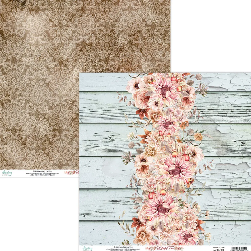 Mintay by Karola Papier do scrapbookingu 30,5 x 30,5 cm - Mintay - Blissful Time 04