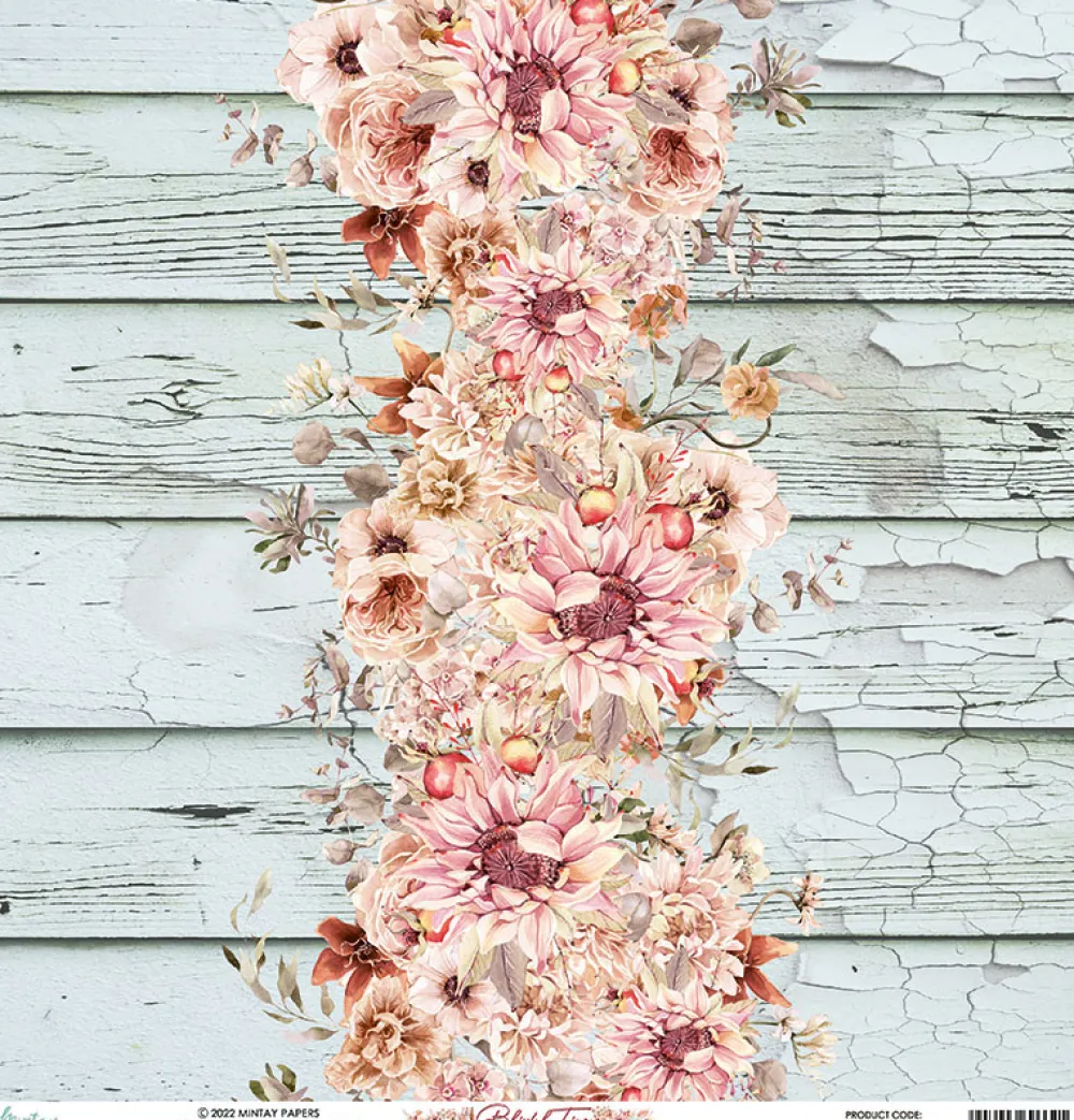 Mintay by Karola Papier do scrapbookingu 30,5 x 30,5 cm - Mintay - Blissful Time 04