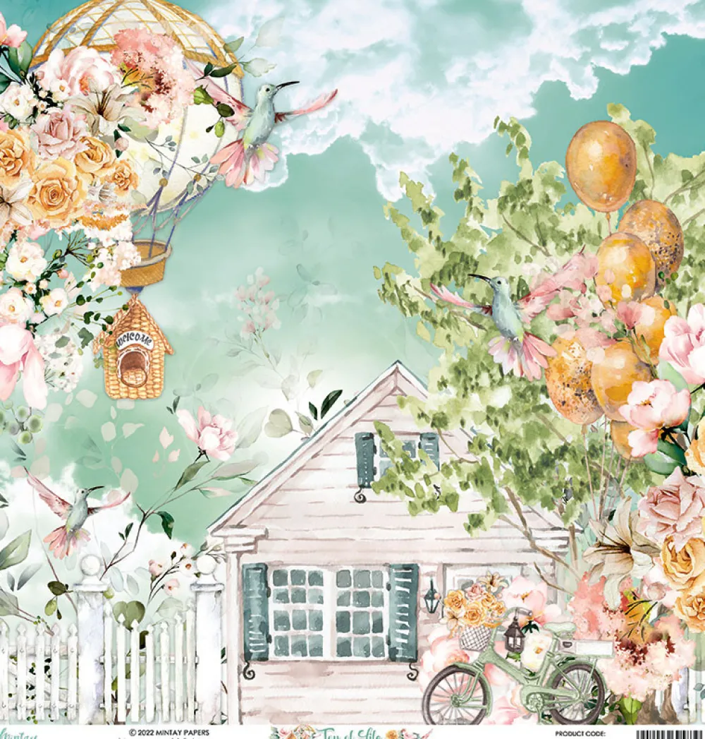 Mintay by Karola Papier do scrapbookingu 30,5 x 30,5 cm - Mintay - Joy of Life 03