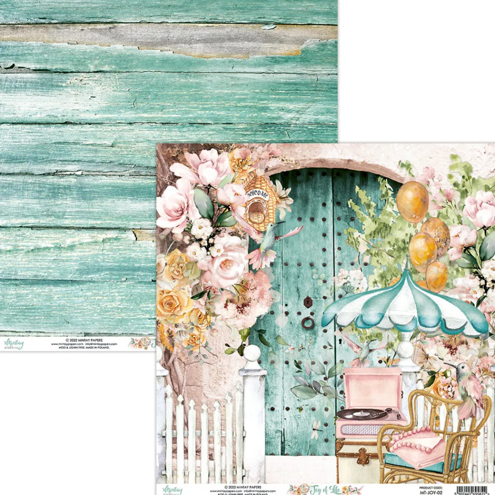 Mintay by Karola Papier do scrapbookingu 30,5 x 30,5 cm - Mintay - Joy of Life 02