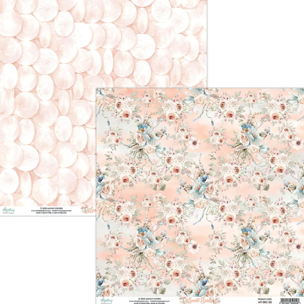 Mintay by Karola Papier do scrapbookingu 30,5 x 30,5 cm - Mintay - Sunset Beach 05