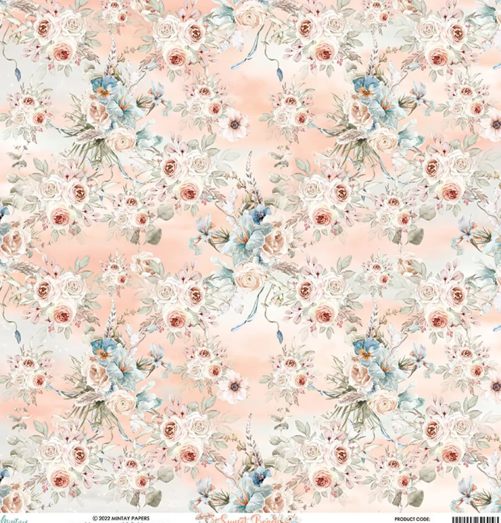 Mintay by Karola Papier do scrapbookingu 30,5 x 30,5 cm - Mintay - Sunset Beach 05