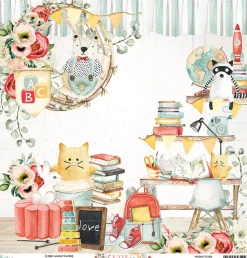 Mintay by Karola Papier do scrapbookingu 30 x 30 cm - Mintay - Childhood 01 ><noscript><img width=