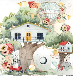 Mintay by Karola Papier do scrapbookingu 30 x 30 cm - Mintay - Childhood 03