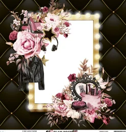 Mintay by Karola Papier do scrapbookingu 30 x 30 cm - Mintay - Glam Rock 02