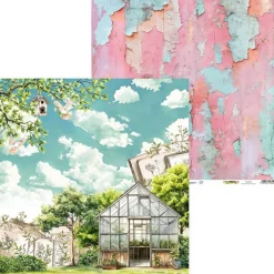 Piatek Trzynastego Papier do scrapbookingu 30,5 x 30,5 cm - Piątek Trzynastego - Breathe and Bloom 01 > Papiery Do Scrapbookingu