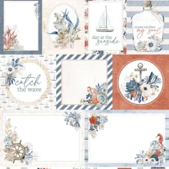 Piatek Trzynastego Papier do scrapbookingu 30,5 x 30,5 cm - Piątek Trzynastego - Sea la vie 05 ><noscript><img width=