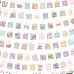 Piatek Trzynastego Papier do scrapbookingu 30,5 x 30,5 cm - Piątek Trzynastego - Have Fun 06 > Papiery Do Scrapbookingu
