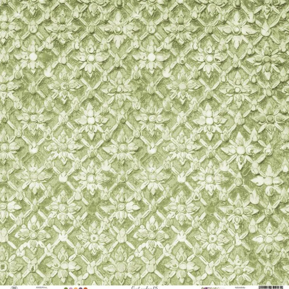 Piatek Trzynastego Papier do scrapbookingu 30,5 x 30,5 cm - Piątek Trzynastego - Secret garden 05 > Papiery Do Scrapbookingu