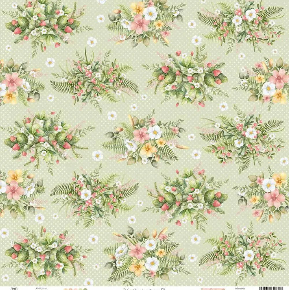 Piatek Trzynastego Papier do scrapbookingu 30,5 x 30,5 cm - Piątek Trzynastego - Woodland cuties 05 > Papiery Do Scrapbookingu