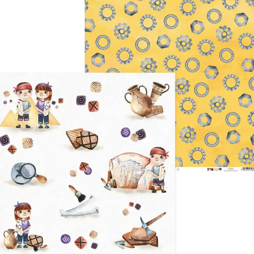 Piatek Trzynastego Papier do scrapbookingu 30,5 x 30,5 cm - Piątek Trzynastego - You can be 01 > Papiery Do Scrapbookingu