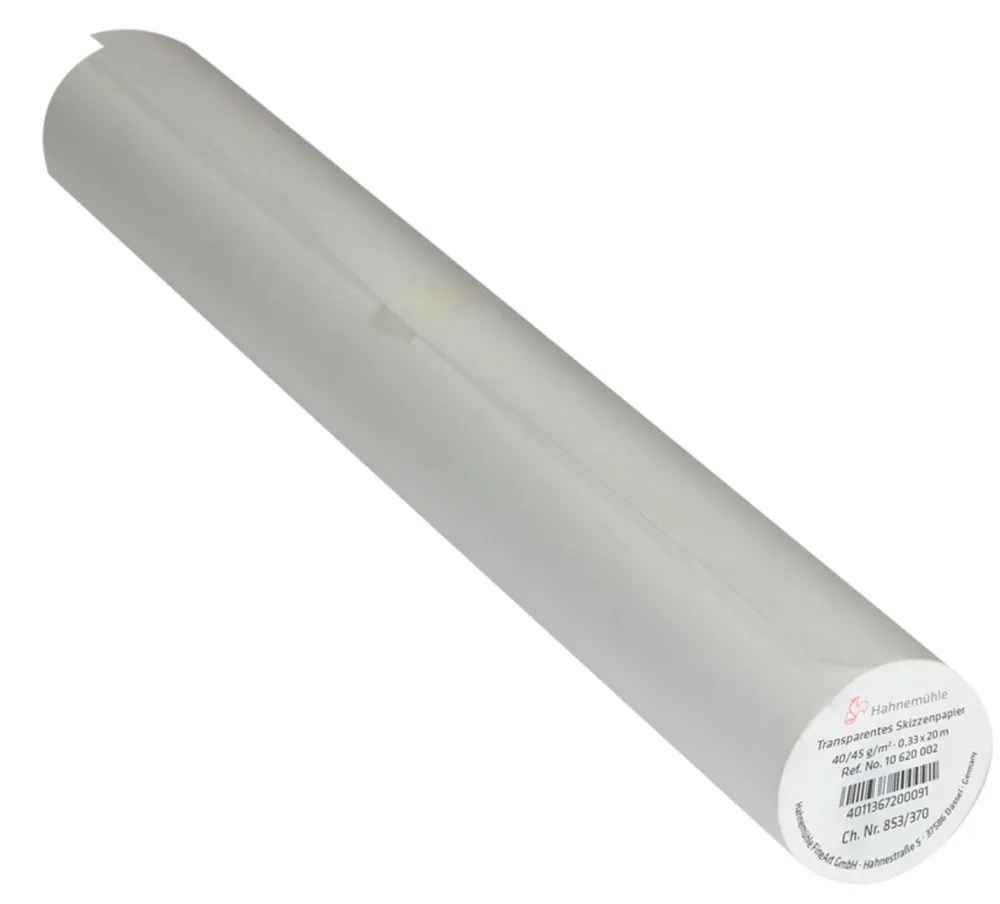Hahnemuhle Papier do szkicowania 33 cm x 20 m - Hahnemühle - Transparent 40 g/m2