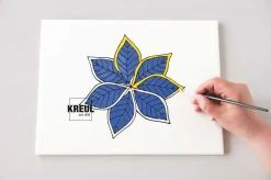 Kreul Papier kopiujący na szkło porcelanę metal A4 - - grafitowy 10 ark.
