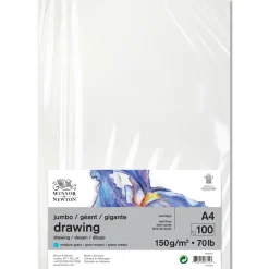 Winsor & Newton Papier kreślarski Drawing Jumbo - - medium, A4, 150g, 100 ark. > Bloki Rysunkowe