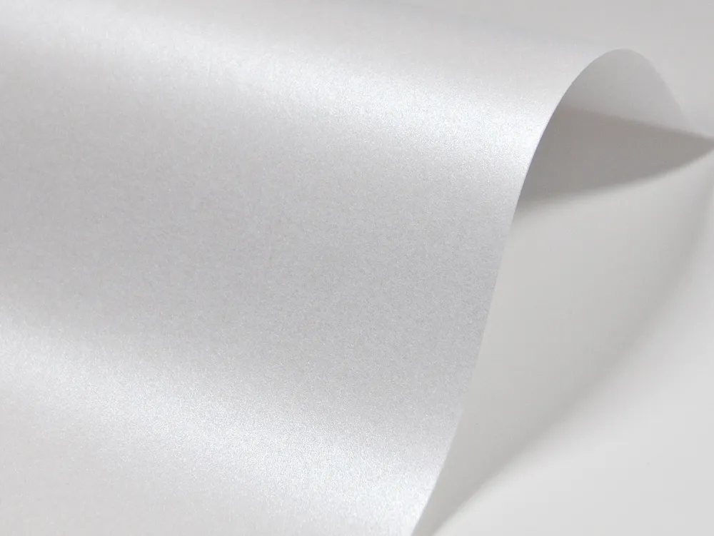 Favini Papier Majestic 120g - Marble White biały A4 > Papiery Metalizowane