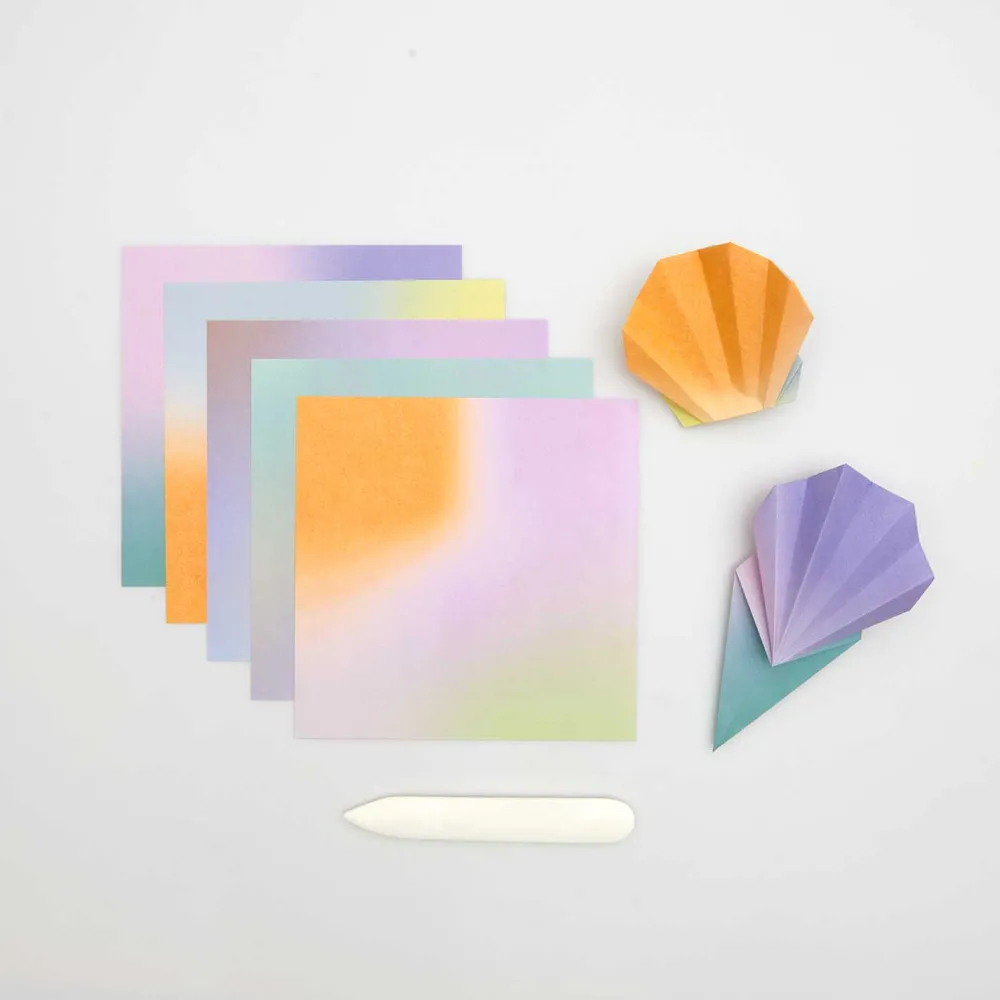 Rico Design Papier origami Blurry Gradient - Paper Poetry - 15 x 15 cm, 100 ark.