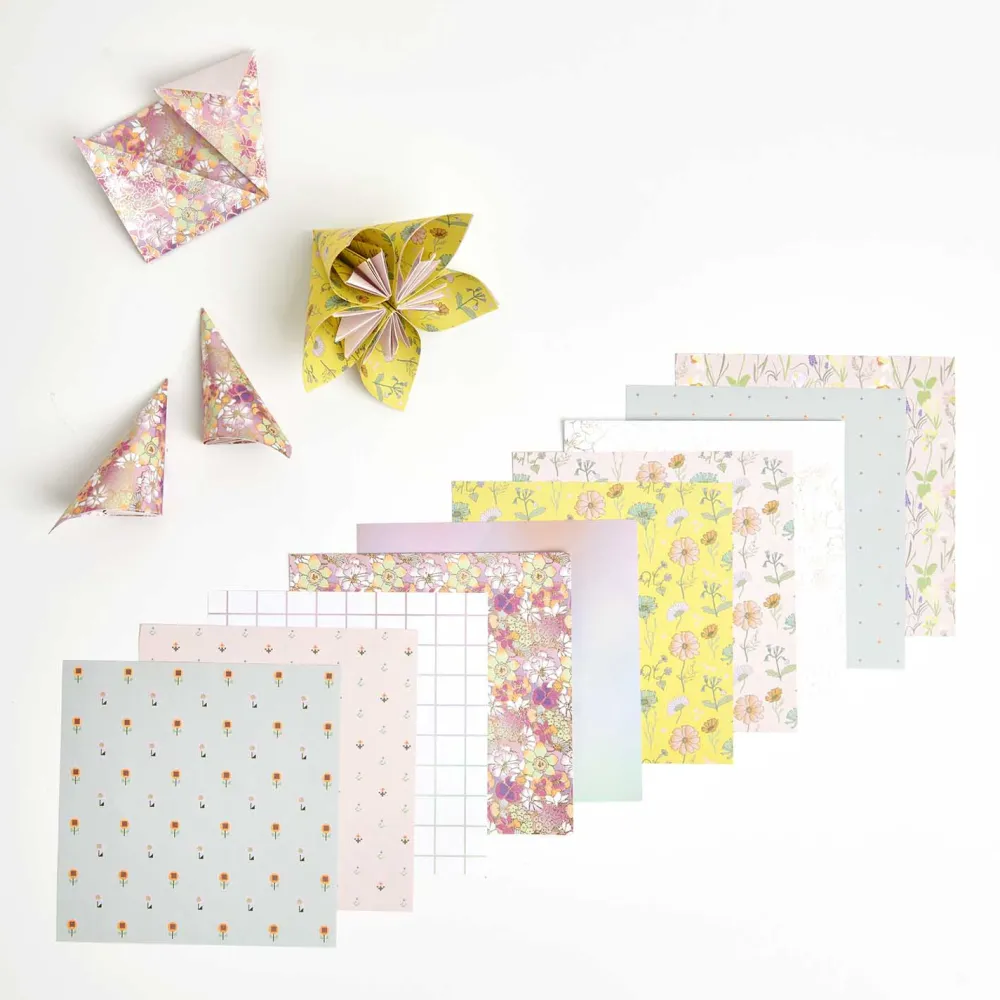 Rico Design Papier origami Futschikato Kwiaty - Paper Poetry - 15 x 15 cm, 50 ark. > Papier Origami